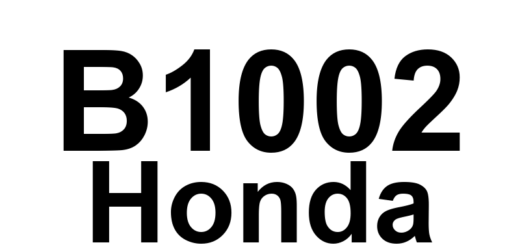 DTC B1002 Honda - Definição em inglês: Multiplex Integrated Control Unit (MICU) Internal Error Definição em Português: Unidade de Controle Integrado Multiplex (MICU) - Erro Interno