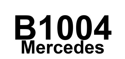 DTC B1004 Mercedes - Definição em inglês: LCP Lower Control Panel: Control unit does not match vehicle type Definição em Português: Painel de Controle Inferior (LCP) - Unidade de controle não corresponde ao tipo do veículo