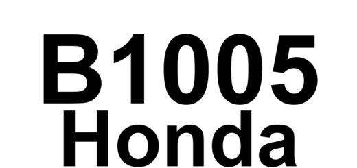 DTC B1005 Honda - Definição em inglês: MICU Lost Communication with Relay Control Module (RM Message) Definição em Português: MICU - Comunicação perdida com o Módulo de Controle de Relé (Mensagem RM)