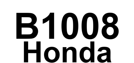 DTC B1008 Honda - Definição em inglês: MICU Lost Communication With Gauge Control Module (A/T Message) Definição em Português: MICU - Falha de Comunicação com o Módulo de Controle do Medidor (Mensagem A/T)