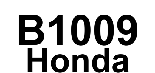 DTC B1009 Honda - Definição em inglês: MICU Lost Communication With Combination Switch Control Unit (Wiper/Washer Switch Message) Definição em Português: MICU - Comunicação perdida com a unidade de controle do interruptor de combinação (mensagem do interruptor de limpador/lavador)