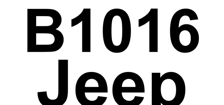 DTC B1016 Jeep - Definição em inglês: Rear Defrost Switch Request Input Circuit Low Definição em Português: Circuito de Entrada do Comando do Desembaçador Traseiro - Baixa Tensão