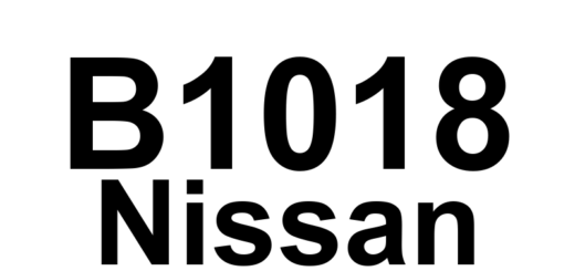 DTC B1018 Nissan - Definição em inglês: SRS Left Occupant System Malfunction Definição em Português: Sistema de Ocupante Esquerdo do SRS - Mau Funcionamento