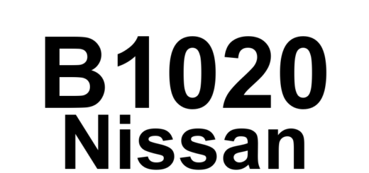 DTC B1020 Nissan - Definição em inglês: SRS Occupant System Malfunction Definição em Português: Sistema de Ocupação SRS - Funcionamento Incorreto