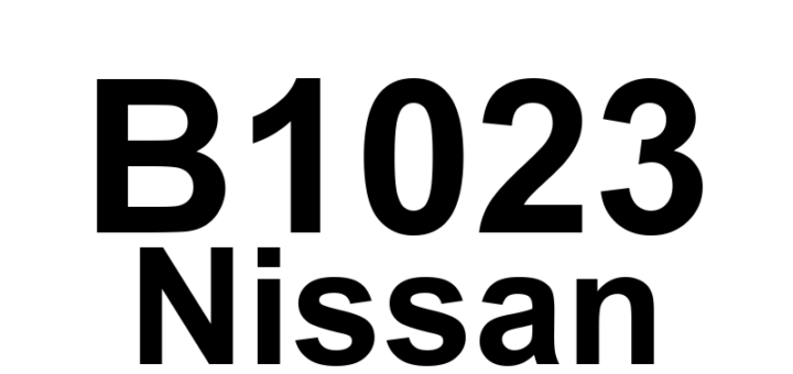 DTC B1023 Nissan - Definição em inglês: SRS Passenger A/B Indicator Circuit Definição em Português: Circuito do Indicador do Airbag do Passageiro - Problema Detectado