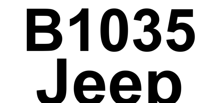 DTC B1035 Jeep - Definição em inglês: Infrared Temperature Sensor Input Circuit High Definição em Português: Sensor de Temperatura Infravermelho - Circuito de Entrada Alto