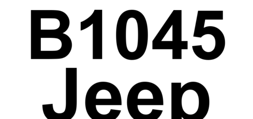 DTC B1045 Jeep - Definição em inglês: Panel Mode Door 1 Travel Range Too Large Definição em Português: Porta do Modo do Painel 1 - Faixa de Movimento Muito Ampla.