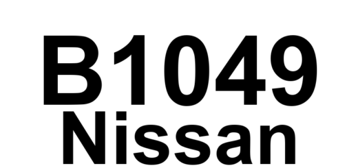 DTC B1049 Nissan - Definição em inglês: SRS Driver Airbag Module Definição em Português: Módulo do Airbag do Motorista do SRS - Problema no módulo do airbag do motorista.