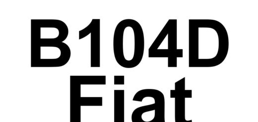 DTC B104D Fiat - Definição em inglês: Blend Door Control Circuit Low Definição em Português: Circuito de Controle da Porta de Mistura - Baixa Tensão