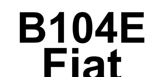 DTC B104E Fiat - Definição em inglês: Blend Door Control Circuit High Definição em Português: Circuito de Controle da Porta de Mistura - Tensão Alta