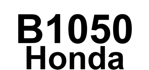 DTC B1050 Honda - Definição em inglês: Communication Bus Line Error Definição em Português: Linha do barramento de comunicação - Erro detectado