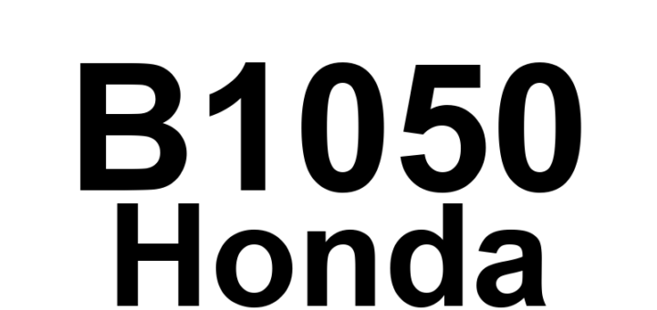 DTC B1050 Honda - Definição em inglês: Communication Bus Line Error Definição em Português: Linha do barramento de comunicação - Erro detectado