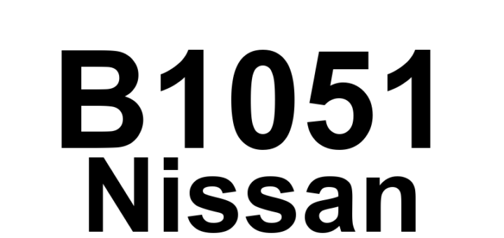 DTC B1051 Nissan - Definição em inglês: SRS Driver Airbag Module Definição em Português: Módulo do Airbag do Motorista do SRS -