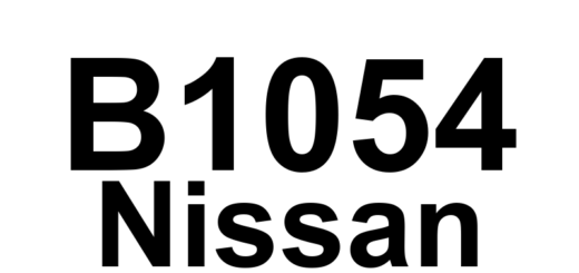DTC B1054 Nissan - Definição em inglês: SRS Driver Airbag Module Definição em Português: Módulo do Airbag do Motorista SRS