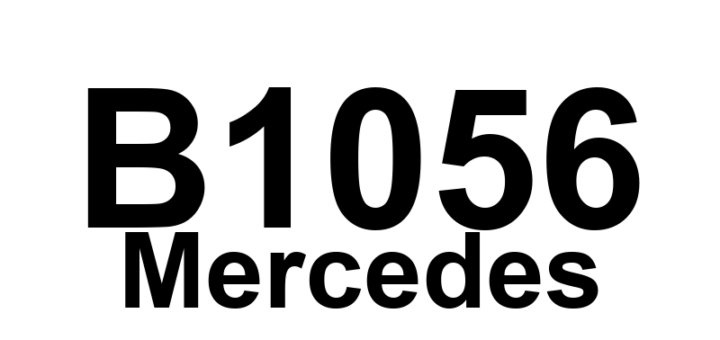 DTC B1056 Mercedes - Definição em inglês: Automatic Air Conditioning: Problem in CAN communication with control unit DCM-RL Definição em Português: Ar Condicionado Automático - Problema na comunicação CAN com a unidade de controle DCM-RL.