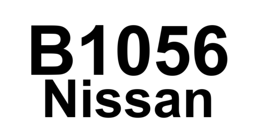DTC B1056 Nissan - Definição em inglês: SRS Driver Airbag Module Definição em Português: Módulo do Airbag do Motorista - Problema no SRS