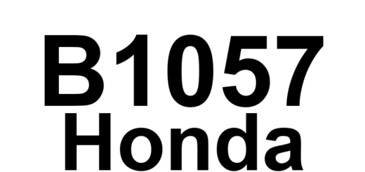 DTC B1057 Honda - Definição em inglês: Relay Control Module Lost Communication with MICU (DOORSW Message) Definição em Português: Módulo de Controle de Relé - Falha de Comunicação com a MICU (Mensagem DOORSW)