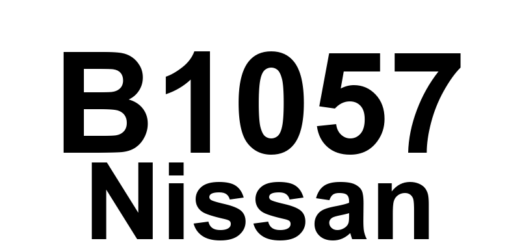 DTC B1057 Nissan - Definição em inglês: SRS Driver Airbag Module Definição em Português: Módulo do airbag do motorista do SRS - Problema detectado
