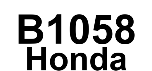 DTC B1058 Honda - Definição em inglês: Relay Control Module lost communication with Door Multiplex Control Unit (door lock switch message) Definição em Português: Módulo de Controle de Relé - Perda de comunicação com a Unidade de Controle Multiplex da Porta (mensagem do interruptor da trava da porta)