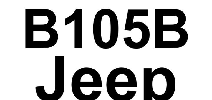 DTC B105B Jeep - Definição em inglês: Recirculation Door Control Circuit Open Definição em Português: Circuito de Controle da Porta de Recirculação - Circuito Aberto