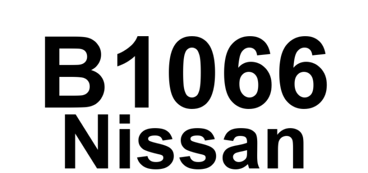 DTC B1066 Nissan - Definição em inglês: SRS Passenger Airbag Assist A/B Module Circuit Definição em Português: Circuito do Módulo Auxiliar A/B do Airbag do Passageiro SRS - Problema Detectado
