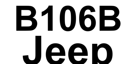 DTC B106B Jeep - Definição em inglês: Rear Defrost Control Circuit Low Definição em Português: Circuito do Desembaçador Traseiro - Baixa Tensão Detectada