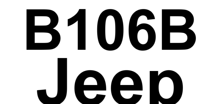 DTC B106B Jeep - Definição em inglês: Rear Defrost Control Circuit Low Definição em Português: Circuito do Desembaçador Traseiro - Baixa Tensão Detectada