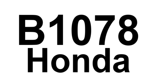 DTC B1078 Honda - Definição em inglês: Daytime Running Lights System Error Definição em Português: Sistema de Luzes Diurnas - Erro Detectado