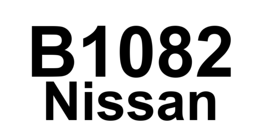 DTC B1082 Nissan - Definição em inglês: RF Seat Belt Pre-Tensioner Definição em Português: Pré-tensionador do cinto de segurança dianteiro direito - Problema detectado (banco do passageiro)