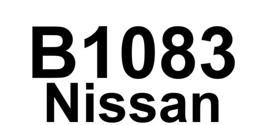 DTC B1083 Nissan - Definição em inglês: RF Seat Belt Pre-Tensioner Circuit Definição em Português: Circuito do Pré-Tensionador do Cinto de Segurança Dianteiro Direito - Problema Detectado