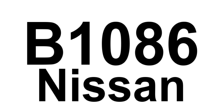 DTC B1086 Nissan - Definição em inglês: LF Seat Belt Pre-Tensioner Circuit Definição em Português: (Circuito do Pré-Tensionador do Cinto de Segurança Dianteiro Esquerdo - Problema detectado)