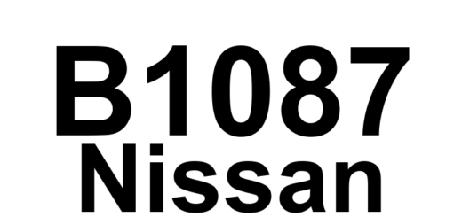 DTC B1087 Nissan - Definição em inglês: LF Seat Belt Pre-Tensioner Circuit Definição em Português: Circuito do Pré-Tensor do Cinto de Segurança Dianteiro Esquerdo