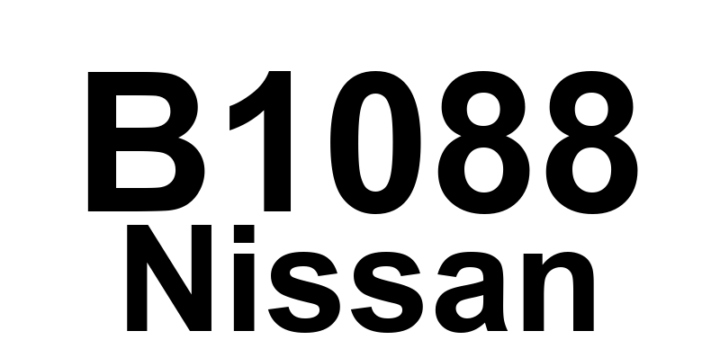 DTC B1088 Nissan - Definição em inglês: LF Seat Belt Pre-Tensioner Circuit Definição em Português: Circuito do Pré-Tensionador do Cinto de Segurança Dianteiro Esquerdo