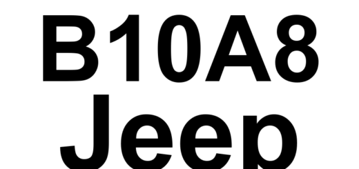 DTC B10A8 Jeep - Definição em inglês: Left Blend Door Actuator Performance Definição em Português: Atuador da Porta de Mistura Esquerda - Desempenho Deficiente