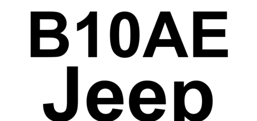 DTC B10AE Jeep - Definição em inglês: Right Blend Door Travel Range Too Large Definição em Português: Porta de Mistura Direita - Faixa de Movimento Muito Grande