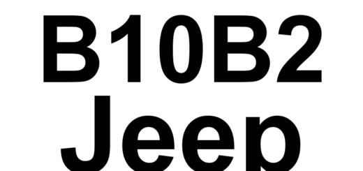 DTC B10B2 Jeep - Definição em inglês: A/C Cool Down Test Performance Definição em Português: Teste de Resfriamento do Ar Condicionado - Desempenho