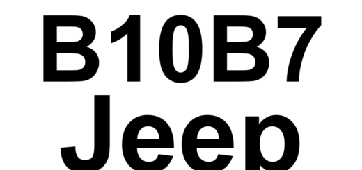 DTC B10B7 Jeep - Definição em inglês: Cabin Heater 2 Control Circuit Definição em Português: Circuito de Controle do Aquecedor da Cabine 2 - Problema Detectado