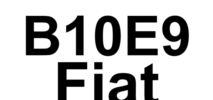 DTC B10E9 Fiat - Definição em inglês: Blower Motor Control Circuit Low Definição em Português: Circuito de Controle do Motor do Ventilador - Baixa Tensão