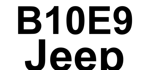 DTC B10E9 Jeep - Definição em inglês: Blower Motor Control Circuit Low Definição em Português: Circuito de Controle do Motor do Ventilador - Baixa Tensão