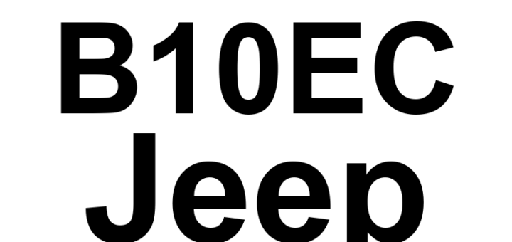 DTC B10EC Jeep - Definição em inglês: Blower Motor Control Circuit Overcurrent Definição em Português: Circuito do Controle do Motor do Ventilador - Sobrecorrente