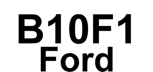 DTC B10F1 Ford - Definição em inglês: Key In Switch: Circuit Short To Ground or Open Definição em Português: Interruptor da chave - Curto-circuito ou circuito aberto.