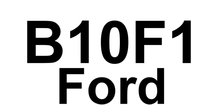 DTC B10F1 Ford - Definição em inglês: Key In Switch: Circuit Short To Ground or Open Definição em Português: Interruptor da chave - Curto-circuito ou circuito aberto.