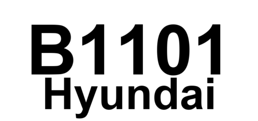 DTC B1101 Hyundai - Definição em inglês: SRSCM Input Voltage High Definição em Português: Tensão de Entrada do SRSCM - Alta