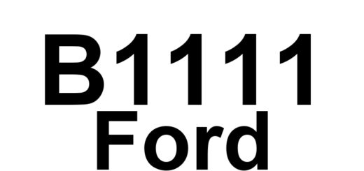 DTC B1111 Ford - Definição em inglês: Driver Thermal Electric Device Control Overtemperature Fault Definição em Português: Controle do Dispositivo Térmico Elétrico do Motor - Falha de Superaquecimento