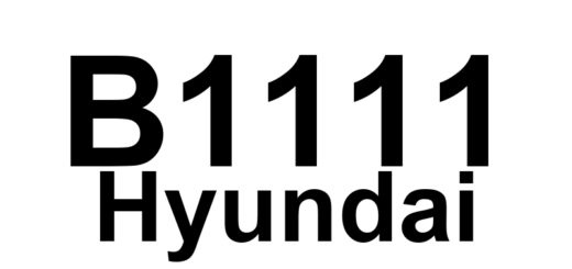 DTC B1111 Hyundai - Definição em inglês: Battery Voltage High Definição em Português: Tensão da Bateria - Alta
