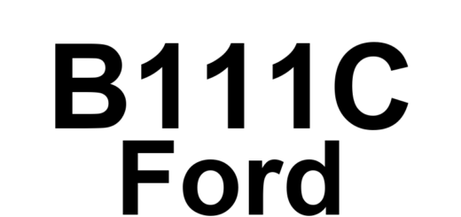 DTC B111C Ford - Definição em inglês: Passenger Thermoelectric Driver Open Load Definição em Português: Driver Termoelétrico do Passageiro - Circuito Aberto (carga)