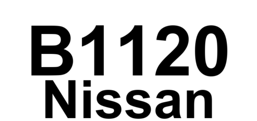 DTC B1120 Nissan - Definição em inglês: SRS Left Airbag (Satellite) Sensor Definição em Português: Sensor Satélite do Airbag Esquerdo (SRS) - Problema Detectado