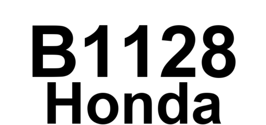 DTC B1128 Honda - Definição em inglês: Driver's Door Lock Switch Signal Malfunction (Lock/Unlock) Definição em Português: Interruptor da Trava da Porta do Motorista - Mau Funcionamento do Sinal (Trancar/Destrancar)