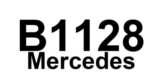 DTC B1128 Mercedes - Definição em inglês: Heater core temperature (B10/1) Definição em Português: Temperatura do núcleo do aquecedor (B10/1)