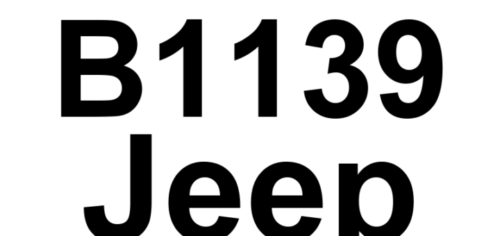 DTC B1139 Jeep - Definição em inglês: Cabin Heater 3 Control Circuit High Definição em Português: Circuito do Aquecedor da Cabine 3 - Sinal Alto